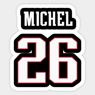 Sony Michel Patriots Sticker